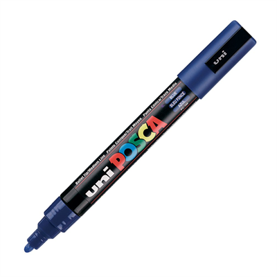 Uni Posca Marker Pc-5m Medium 1.8-2.5 mm Blue