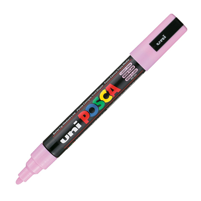 Uni Posca Marker Pc-5m Medium 1.8-2.5 Mm Light Pink