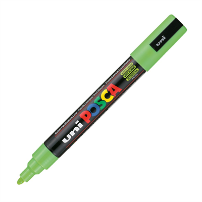 Uni Posca Marker Pc-5m Medium 1.8-2.5 Mm Apple Green
