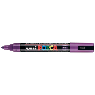 Uni Posca Marker Pc-5m Medium 1.8-2.5 Mm Violet