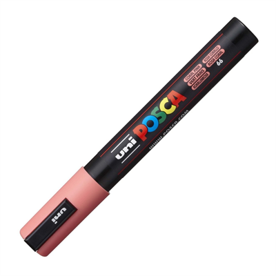 Uni Posca Marker Pc-5M Medium 1.8-2.5mm Coral Pink