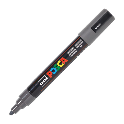 Uni Posca Su Bazlı Marker PC-5M 1.8-2.5mm 82 Deep Grey