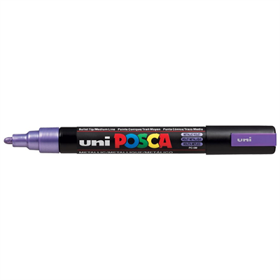 Uni Posca Marker PC-5M Medium 1.8-2.5mm Metallic Violet