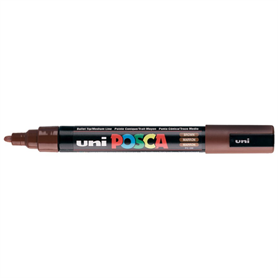 Uni Posca Marker Pc-5m Medium 1.8-2.5 Mm Brown