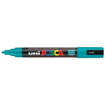 Uni Posca Marker Pc-5m Medium 1.8-2.5 Mm Emerald Green
