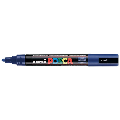 Uni Posca Marker Pc-5m Medium 1.8-2.5 mm Blue