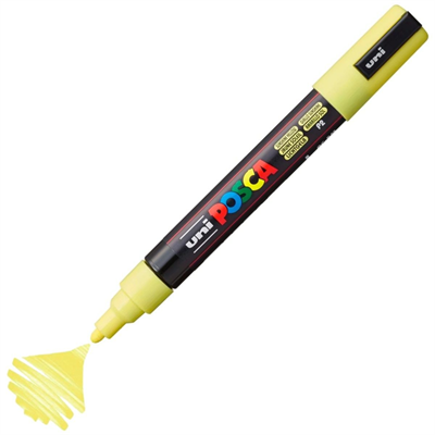 Uni Posca Su Bazlı Marker PC-5M 1.8-2.5mm P2 Sunshine Yellow