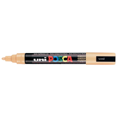 Uni Posca Marker Pc-5m Medium 1.8-2.5 Mm Light Orange
