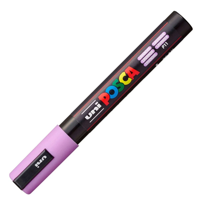 Uni Posca Su Bazlı Marker PC-5M 1.8-2.5mm P11 Lavender