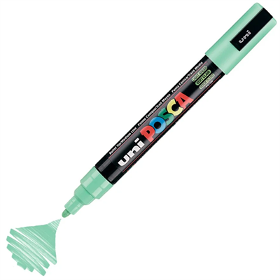 Uni Posca Marker Pc-5m Medium 1.8-2.5 Mm Light Green