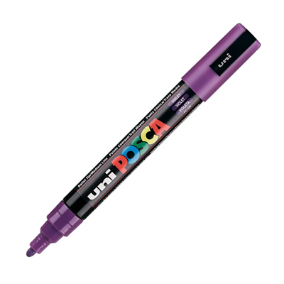 Uni Posca Marker Pc-5m Medium 1.8-2.5 Mm Violet