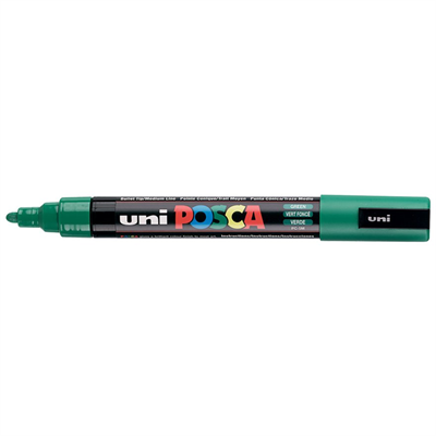 Uni Posca Marker Pc-5m Medium 1.8-2.5 Mm Green