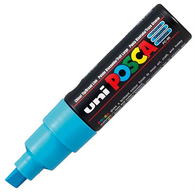 Uni Posca Marker Pc-8k Bold 8.0 mm Turquoise