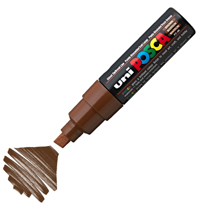 Uni Posca Marker Pc-8k Bold 8.0 mm Brown