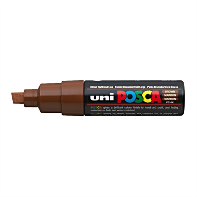Uni Posca Marker Pc-8k Bold 8.0 mm Brown