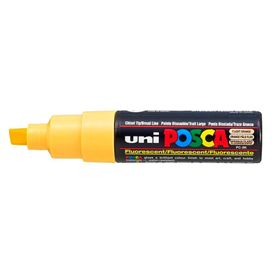 Uni Posca Marker Pc-8k Bold 8.0 mm Fluorescent Light Orange