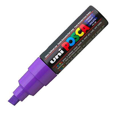 Uni Posca Marker Pc-8k Bold 8.0 mm Violet