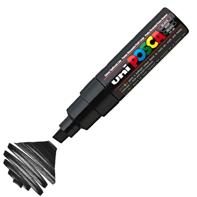 Uni Posca Marker Pc-8k Bold 8.0 mm Black