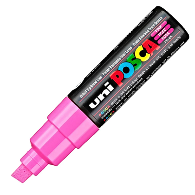 Uni Posca Marker Pc-8k Bold 8.0 Mm Pink