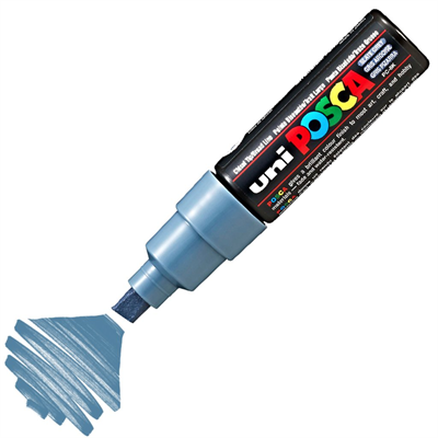 Uni Posca Marker Pc-8k Bold 8.0 mm Slate Grey