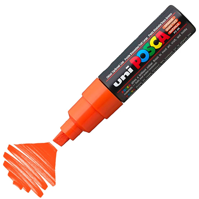 Uni Posca Marker Pc-8k Bold 8.0 mm Orange