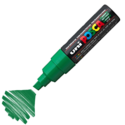 Uni Posca Marker Pc-8k Bold 8.0 mm Green