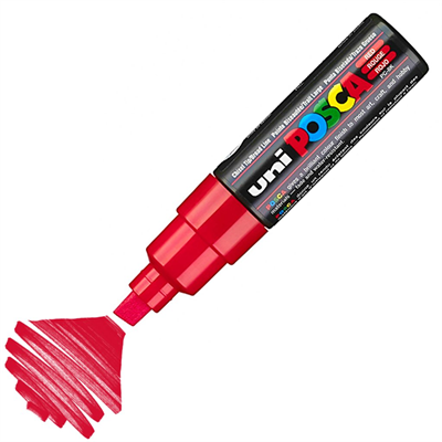 Uni Posca Marker Pc-8k Bold 8.0 mm Red