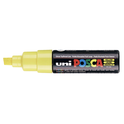 Uni Posca Marker Pc-8k Bold 8.0 mm Yellow