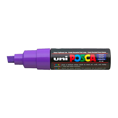 Uni Posca Marker Pc-8k Bold 8.0 mm Violet