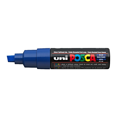 Uni Posca Marker Pc-8k Bold 8.0 mm Blue