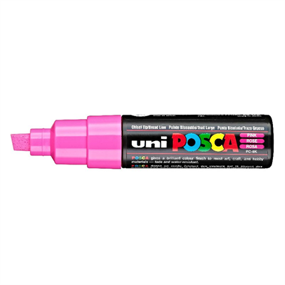 Uni Posca Marker Pc-8k Bold 8.0 Mm Pink