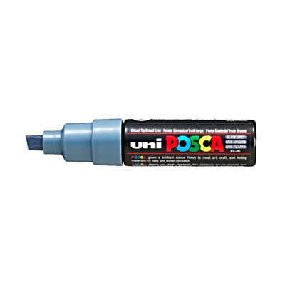 Uni Posca Marker Pc-8k Bold 8.0 mm Slate Grey