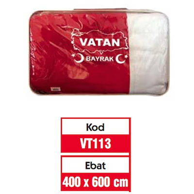 MarkasızVATAN 400X600 BAYRAK8697459080138