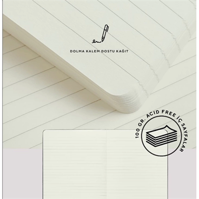 VıctorıaS Journals Note Bene 9245 Premıum Notebook Sert Kapak A4 100Gr.192 Syf. Çizgili Defter Yeşil