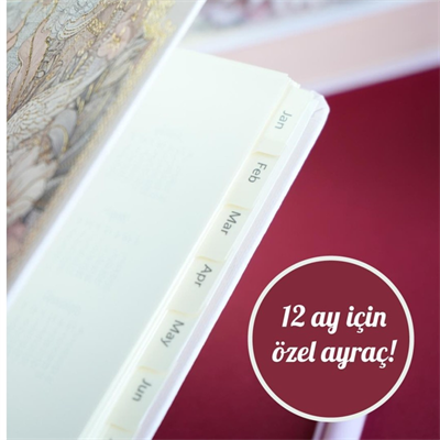 Victorias Journals Sert Kapak Defter Spiralli Tarihsiz Haftalık Planlayıcı 192 Sayfa 100 Gr İvory 12 Ayraçlı