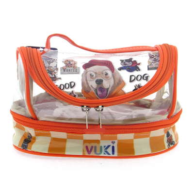 Vuki - Desenli Mega Boy Kalem Çantası (Köpek)