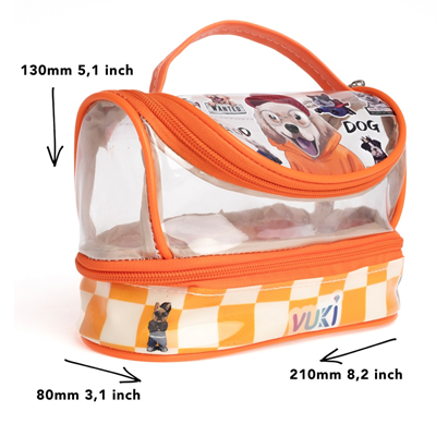 Vuki - Desenli Mega Boy Kalem Çantası (Köpek)