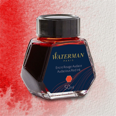 Waterman Kırmızı Dolma Kalem Mürekkebi Şişe
