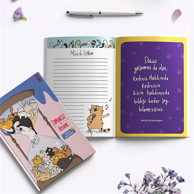 Thinkbook Kum Saati Zamansız Ajanda, 15x21.5 Cm