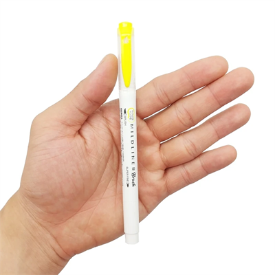 Zebra Mildliner Brush Pen Fırça Uçlu Kalem Sarı