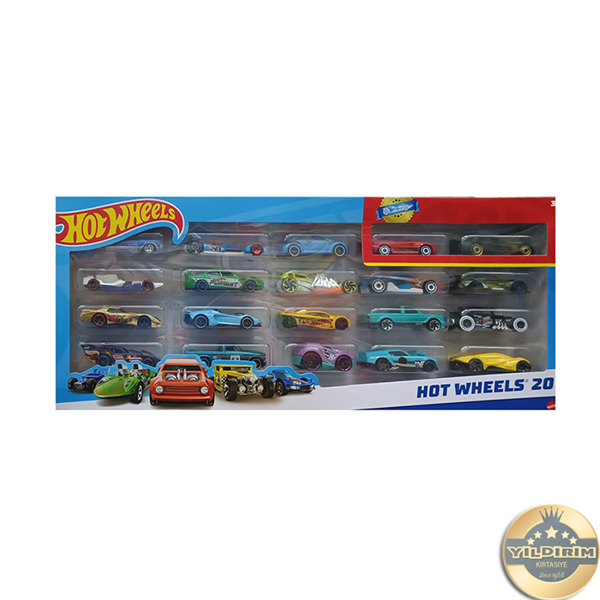 Hot Wheels Yirmili Araba Seti H7045 Uygun Fiyatlı, Kaliteli