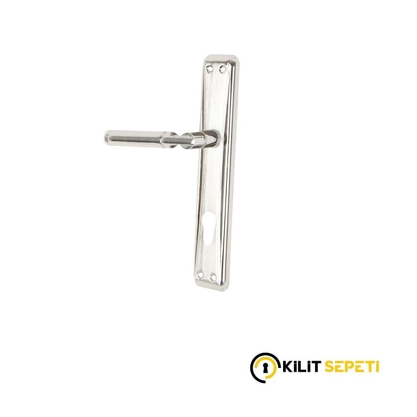 Enom Yağmur Nikel Saten Yale Kapı Kolu