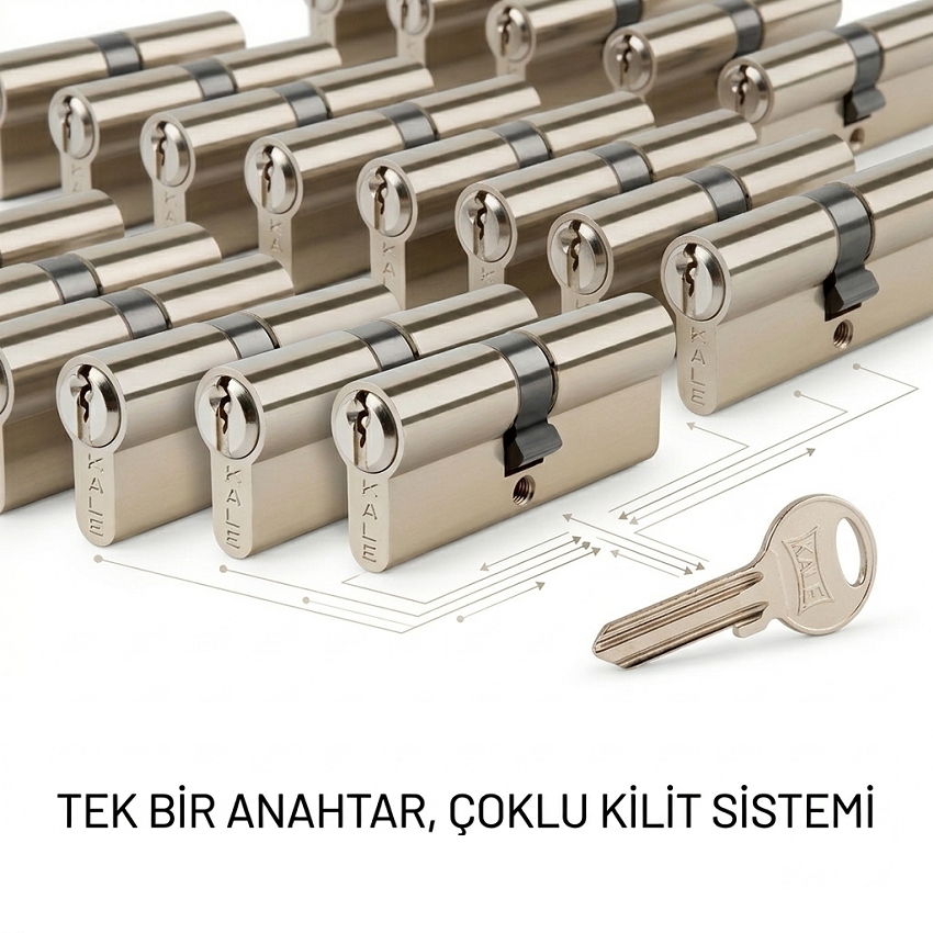 Kale 164GNC Cerman Barel Birbirini Açar Anahtarlı