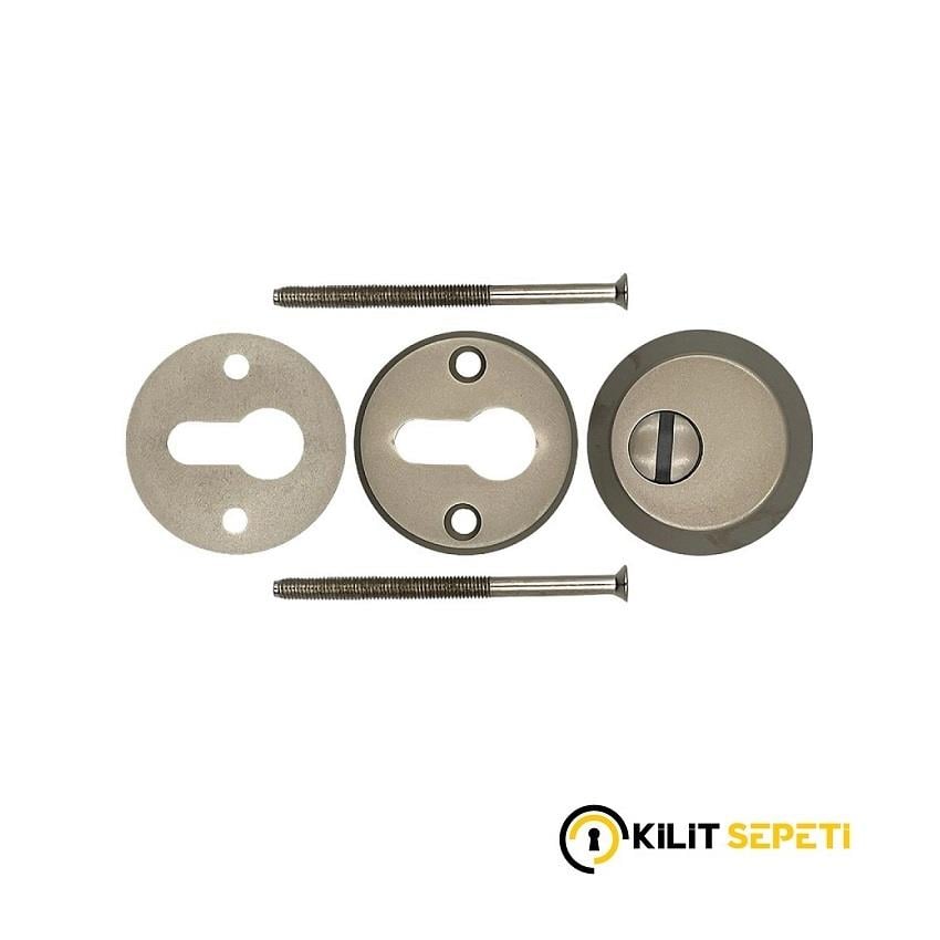 Kale 500 Stn Çelik Kapı Rozeti Saten