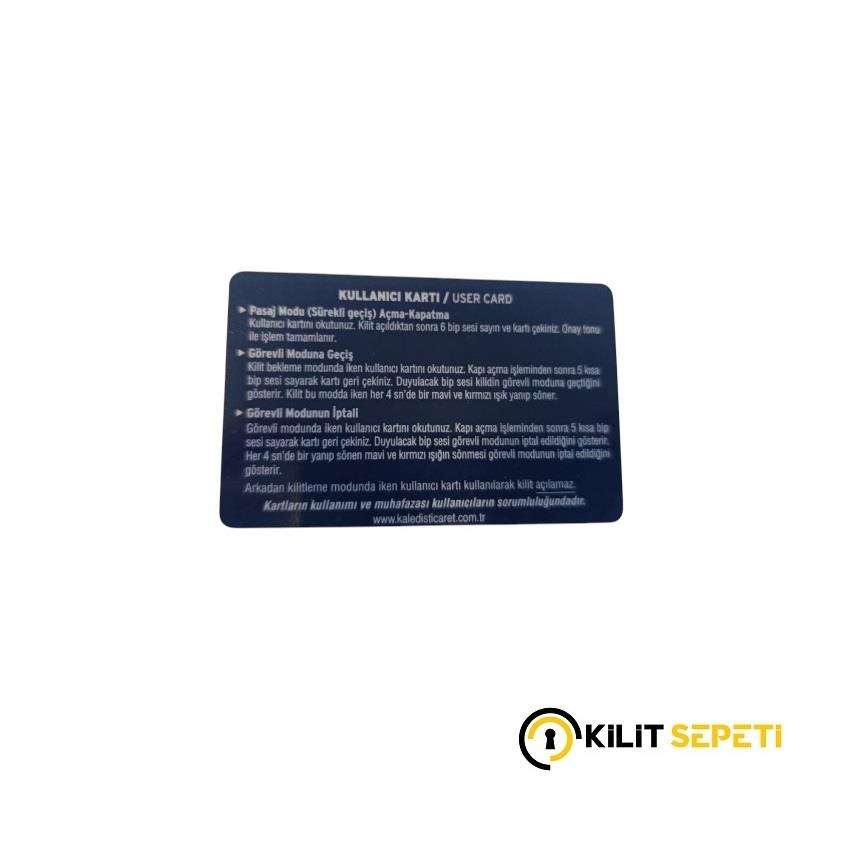 Kale Card Kartlı Kilit Lüks Seri Kullanıcı Kartı