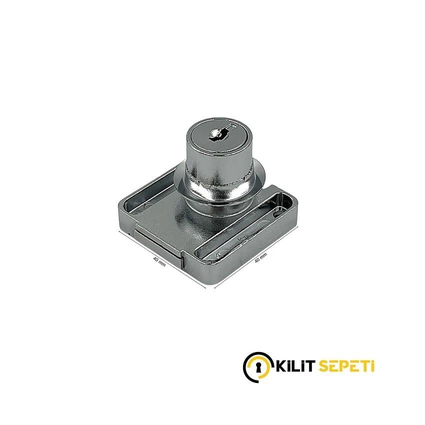 Mesan Kare Çekmece Kilidi (Pas Birbirini Açar Anahtar)