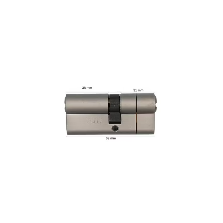 Multlock MTL300 Derin Tuzaklı 7 şifreli Barel 4 LÜ SET 69 mm (Dubleks Daireler İçin) 