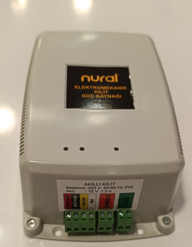 Nural Akıllı Kilit Güç Kaynagı Aküsü