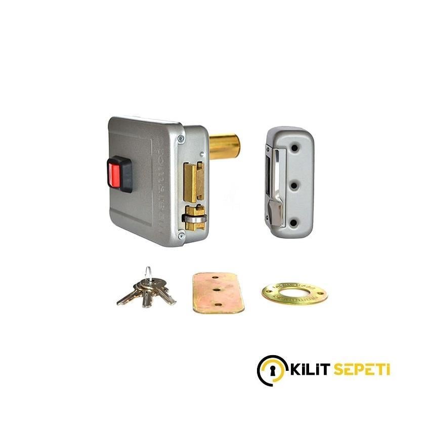 Otomatsan Elektrikli Kapı Kilidi Nikel (52MM)