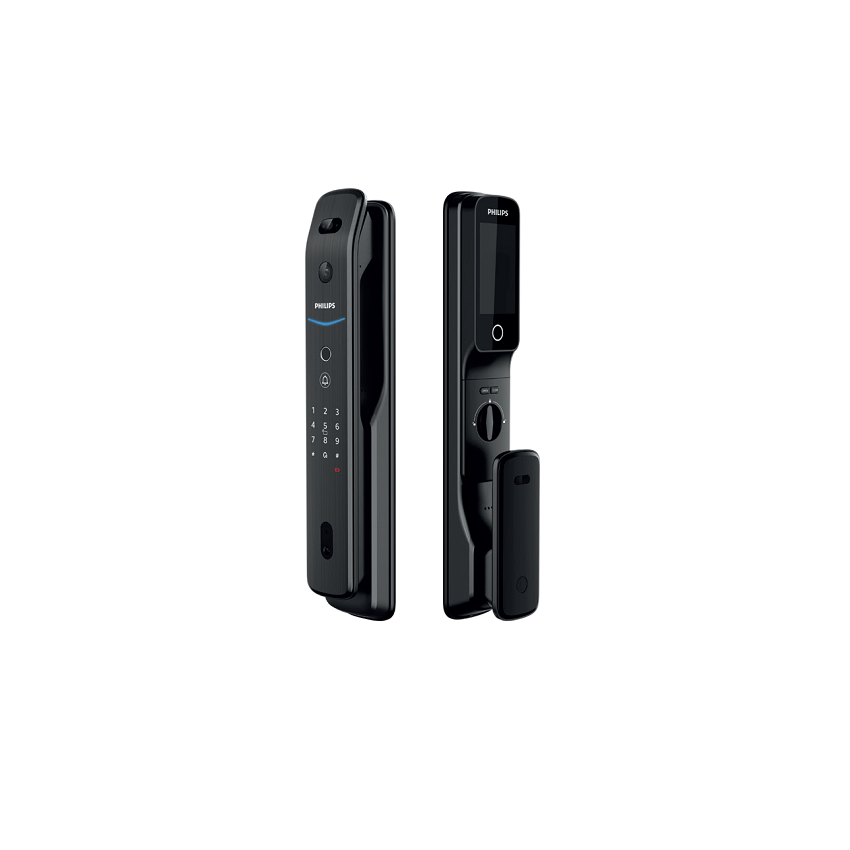 Philips Akıllı Kilit Parmak İzi 3D Yüz Tanıma DDL709-FVP-7HWS (SİYAH)